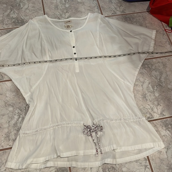 Cotton Ruff Hewn tunic or bathing suit coverup XL - Picture 8 of 10